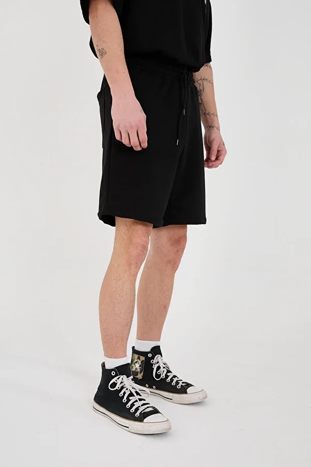 Basic Siyah Oversize Şort&bermuda Siyah - 2