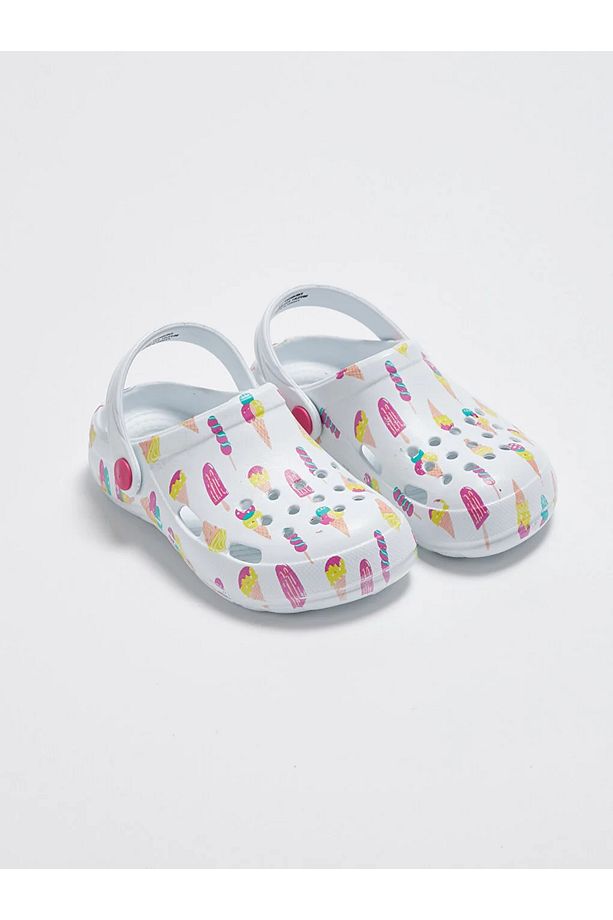 LCW STEPS Baskılı Kız Çocuk Plaj Sandaleti - 1