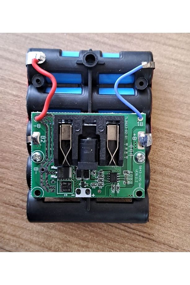 Şarjlı Batarya Grubu 3lü 18650 Li-ion Pil 12v 2000 Mah Pcbli Şarj Bms Devreli Pil Seti Okul Proje - 7