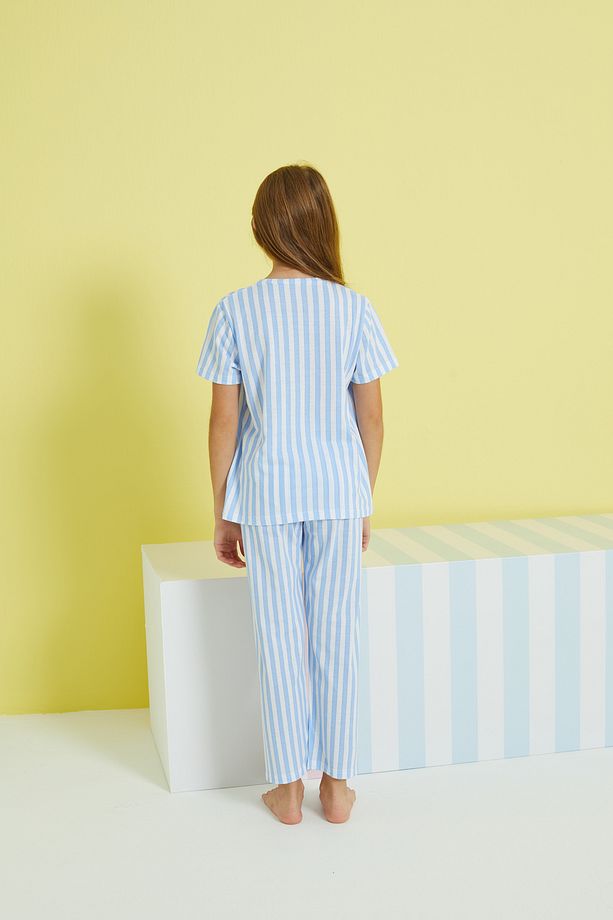 çok renkli Örme Pijama Takım - 5