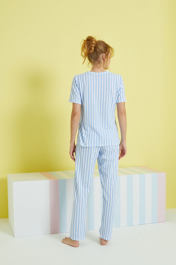 çok renkli Örme Pijama Takım - 3