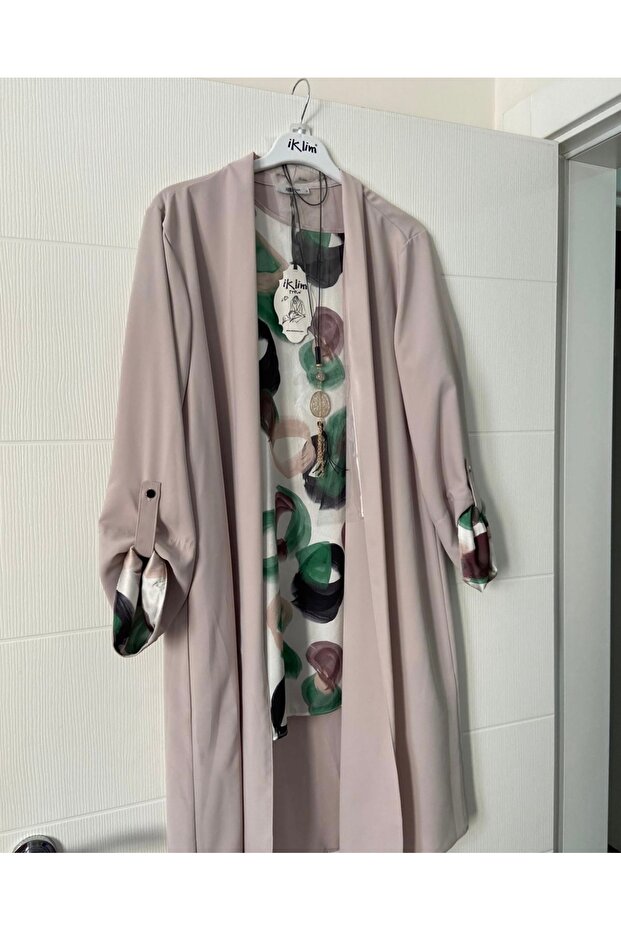 مجموعة بدلة مزدوجة سترة مزدوجة - 1