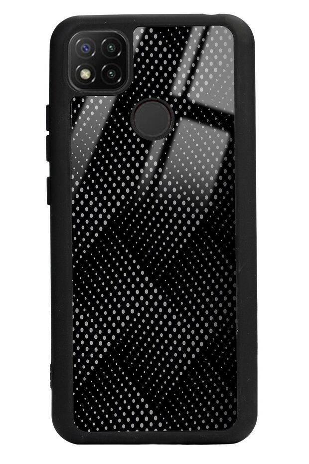 Xiaomi Redmi 9C Black and Gray Design Glossy Phone Case