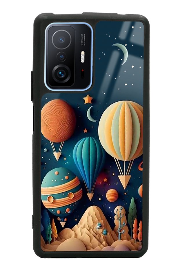 Glossy Phone Case with Design Balloons Astral for Xiaomi Mi 11t Pro