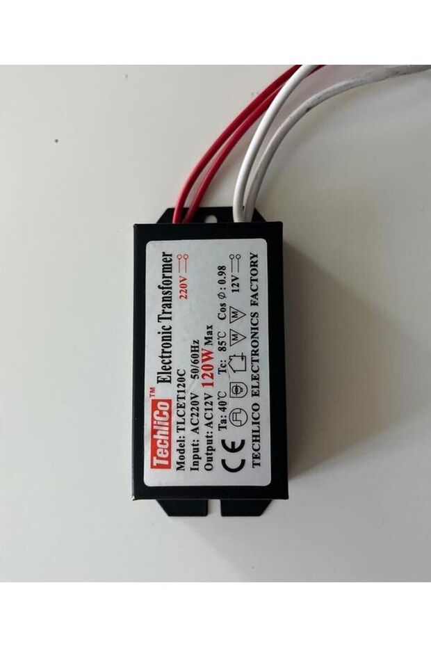 120w 12V AC Trafo Avize Trafosu Techlico - 1