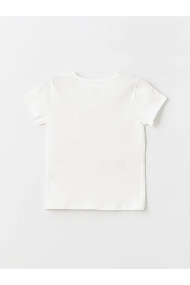 LCW baby Bisiklet Yaka Kısa Kollu Baskılı Erkek Bebek Şortlu Pijama Takımı - 4