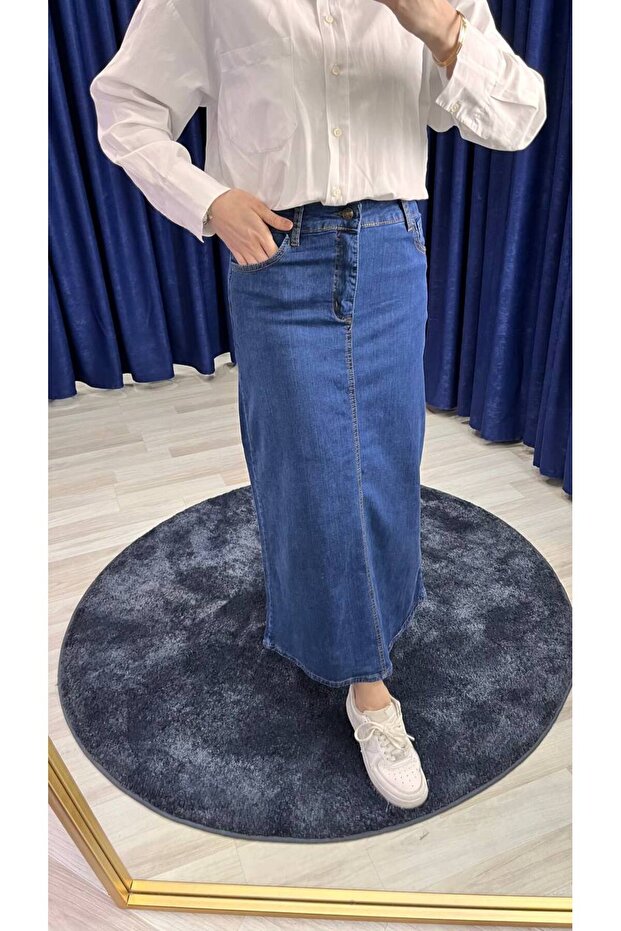 Fusta de blugi de damă - 5