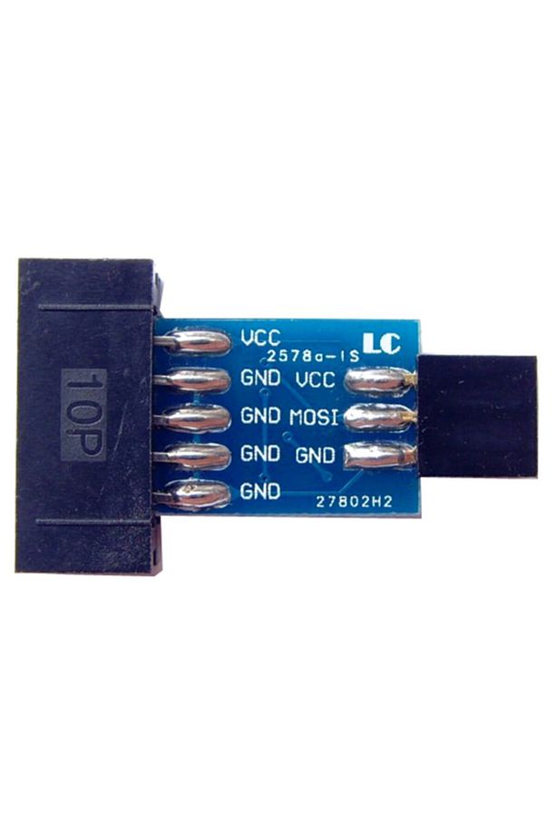 10 Pin To 6 Pin Atmel Programlayıcı Çevirici Kartı Arduino Uno R3 Mega 2560 Avrısp Mkıı Usbasp - 1
