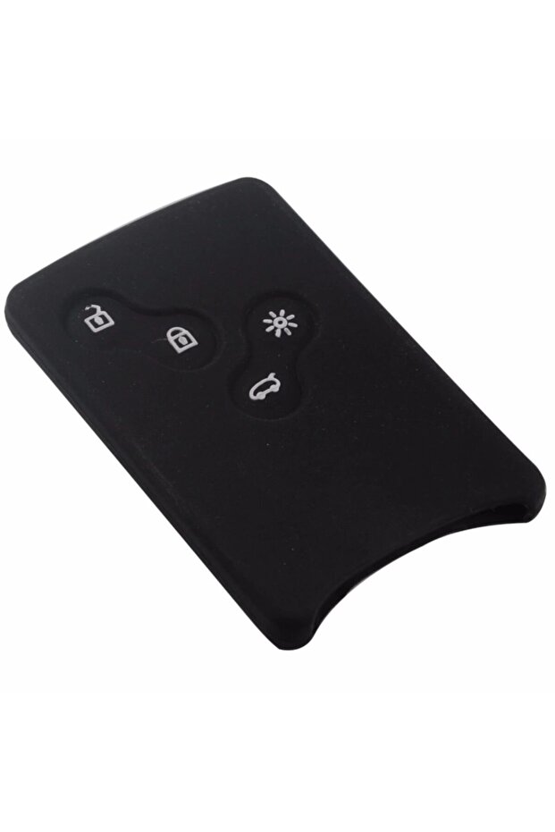 Renault Clio Megane 2-3 Scenic Silicone Key Case (Black)