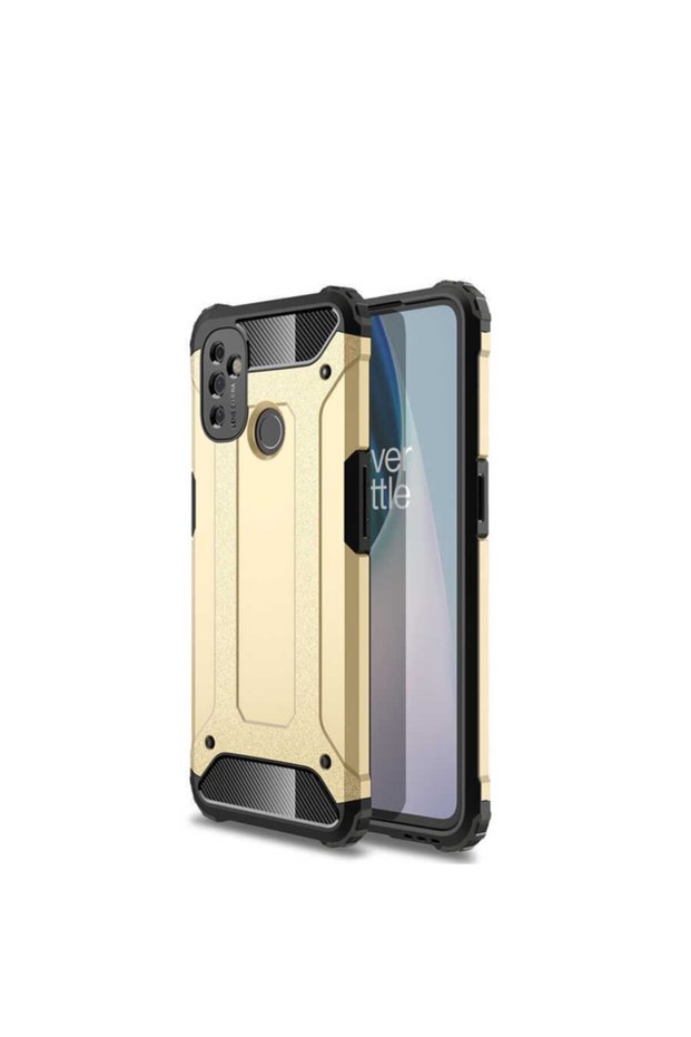 One Plus Nord N100 - Case Double Layer Protective Tank Case