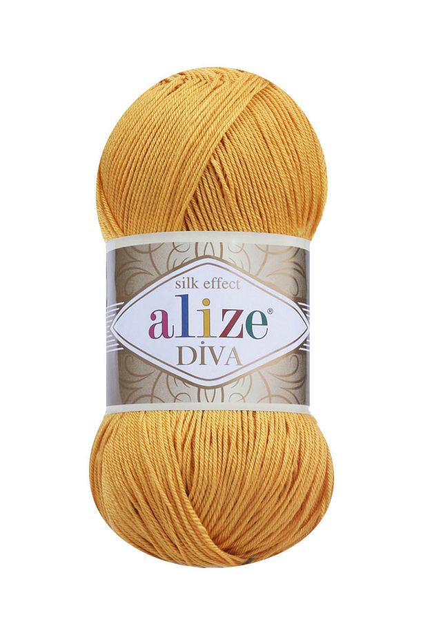 Punch Ipi Diva 488 Safran Örgü Ipi | Merserize | Punch Nakışı |ilkbahar/ Yaz 100 gr. - 2