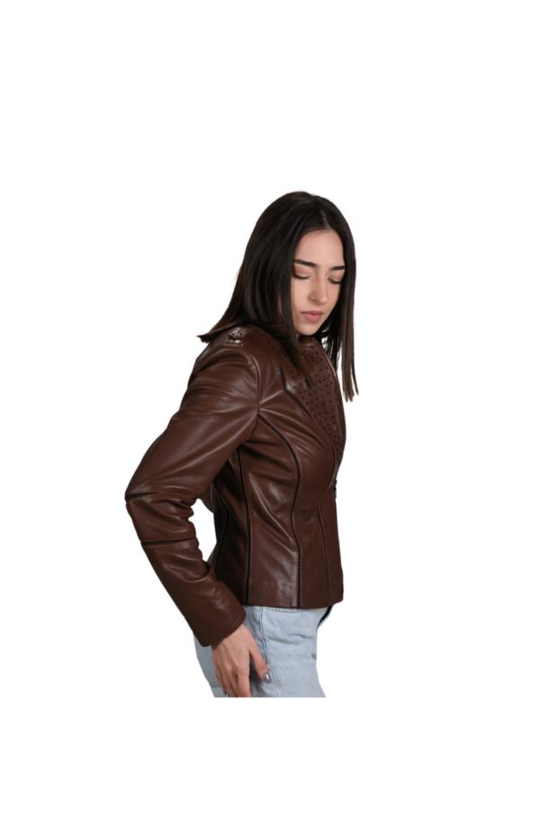 Hakiki Deri Ceket Bayan - 3