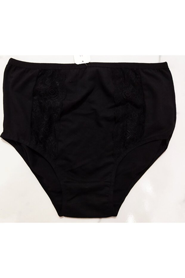 Set of 6 Black Cotton Lycra Bato Panties
