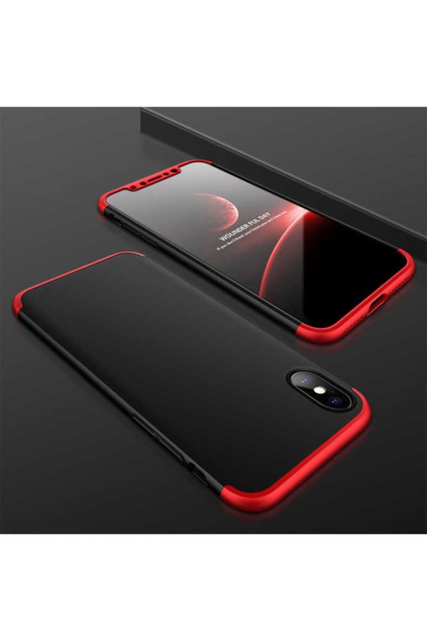 Apple iPhone X - Case 360 ° Full Protection Ays Cover + Screen Protection