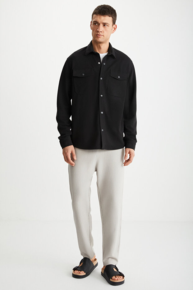 RAMADANP015 Siyah Gömlek - 6