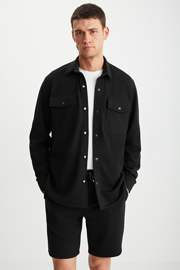 RAMADANP015 Siyah Gömlek - 1