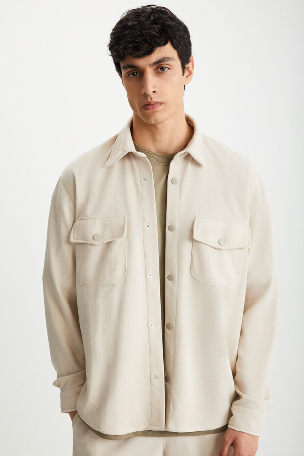 RAMADANP015 Bej Gömlek - 1