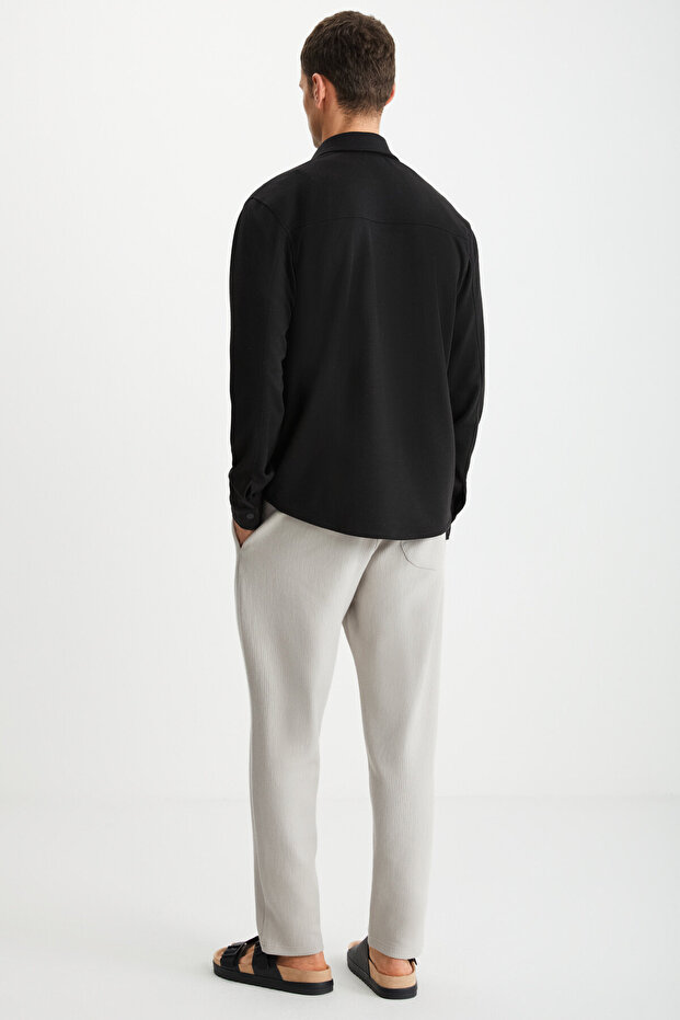 RAMADANP015 Siyah Gömlek - 8