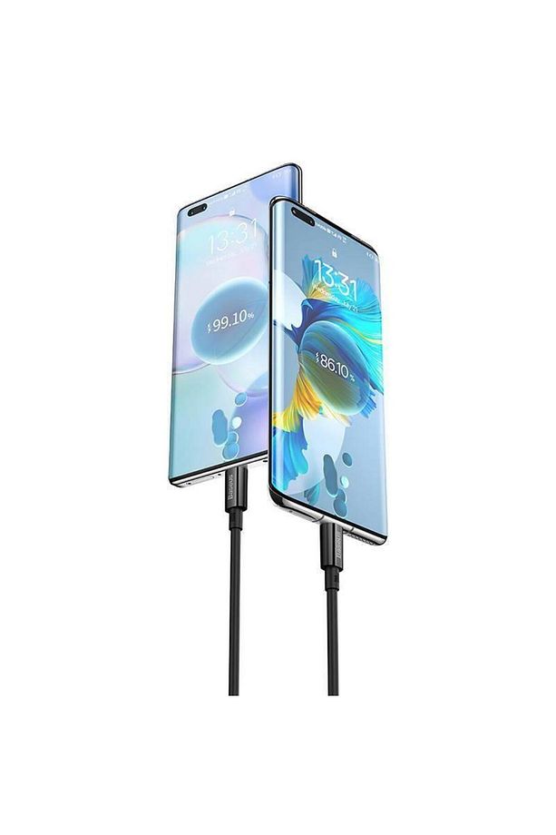 1MT 6A 100W Mega Hızlı USB To Type C Şarj ve Data Kablosu, Akım Ve Isı Korumalı Type C Kablo - 3