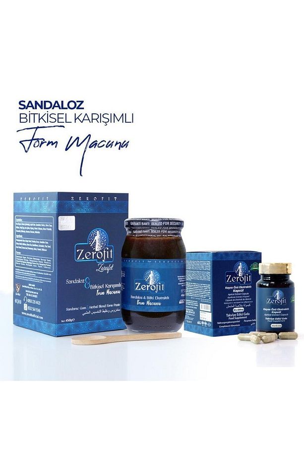 Sandaloz Ve Bitki Ekstraktlı Form Macun 450 Gr Detoks & Kayısı Kapsül 30 Adet - 2