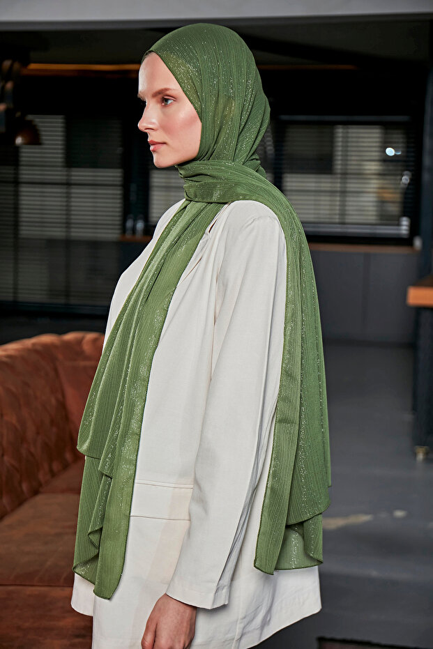 Simli Abiye Şal - 3