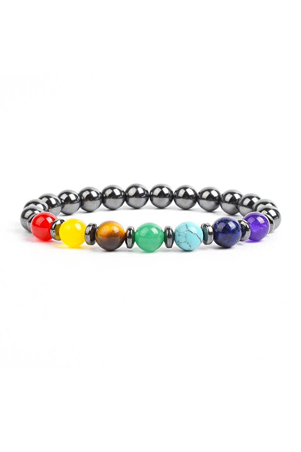 7 Pieces Chakra Natural Stone Energy Bracelet