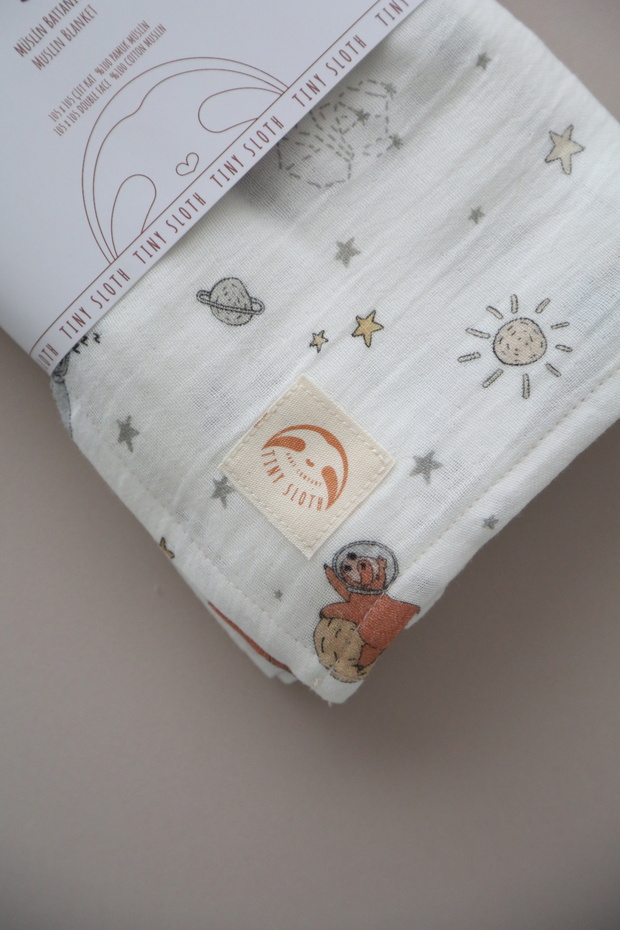 بطانية موسلين بنمط الفضاء - 3