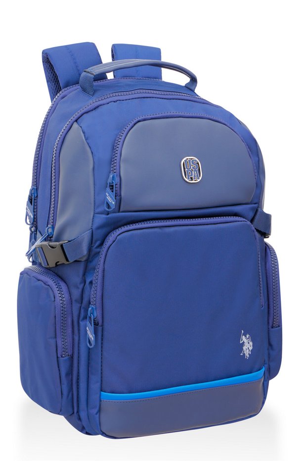 US Polo Assn23753-23634-23632 Backpack School Bag Travel Camping Bag DARK BLUE