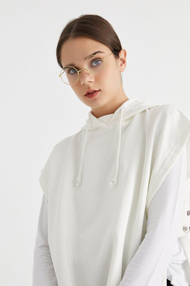 Hooded Suede Sweat - 6