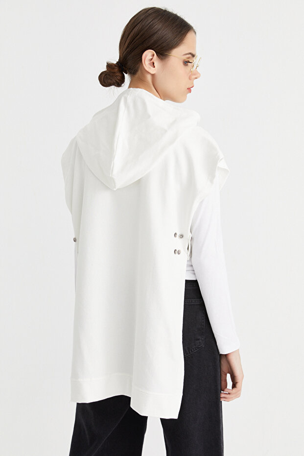Hooded Suede Sweat - 3