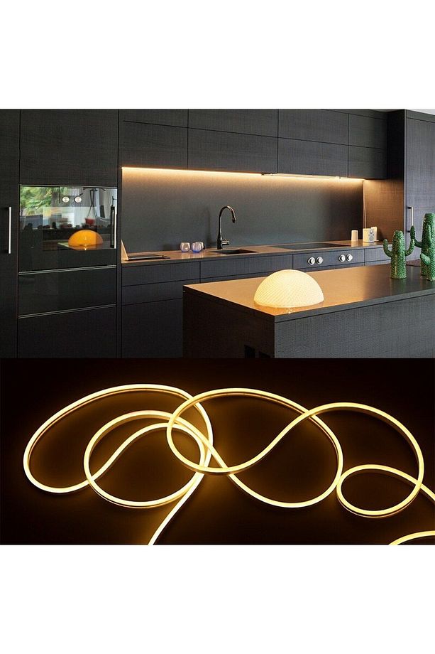 Neon Esnek Şerit Led Tak Çalıştır Kumandalı - Dimmer- Gün Işığı 2 Metre - 2