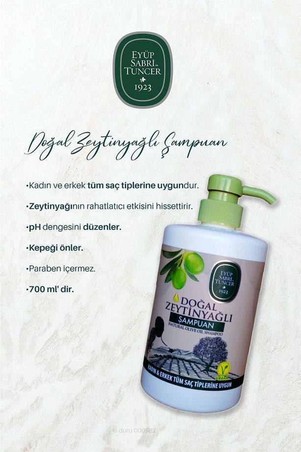 Doğal Zeytinyağlı Şampuan 17 AL 15 ÖDE 700 ml ve Pamuk - 2