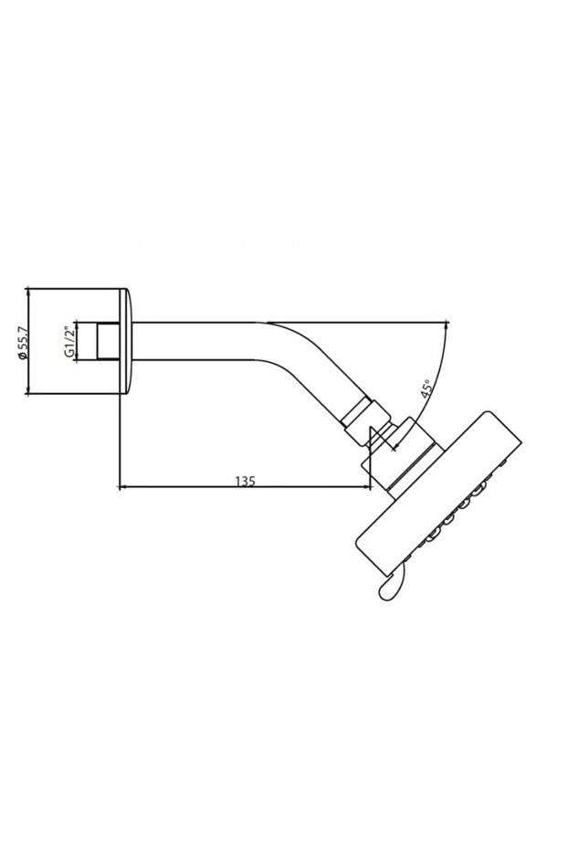 Basics Duş Başlığı 5 Fonksiyonlu N2893002 - 2