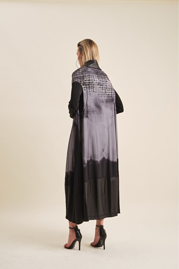 فستان طليعي منقوش - 4