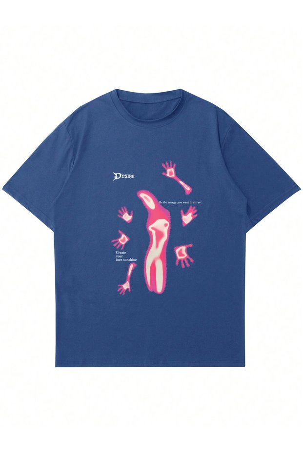Unisex Create Your Own Sunshine Printed Oversize T-shirt