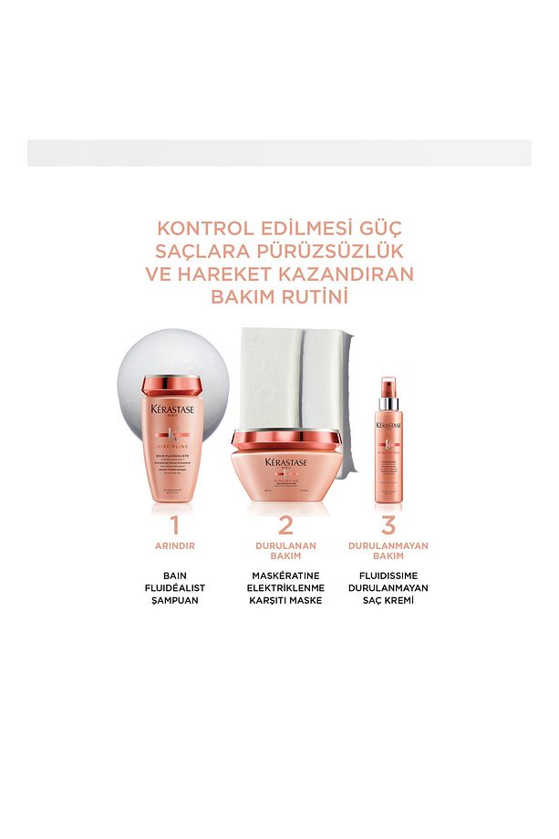 Discipline Bain Fluidealiste-Kolay Şekillendirme Sağlayan ve Elektriklenme Karşıtı Şampuan 250 ml - 7