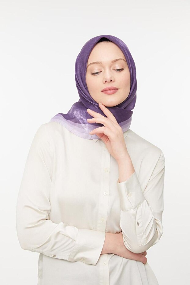 Mor Kehribar Eşarp - 2