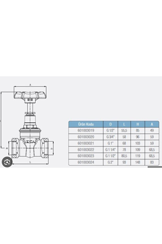 ŞİBER VANA 1/2 PN16 - 2