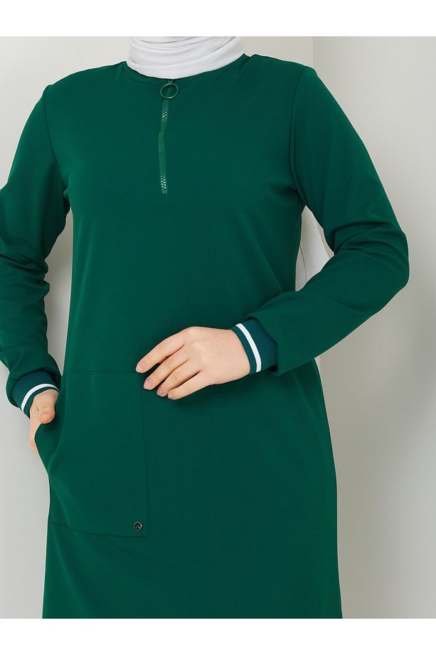 Kadın Mevsimlik Krep Kumaş Tunik - 6
