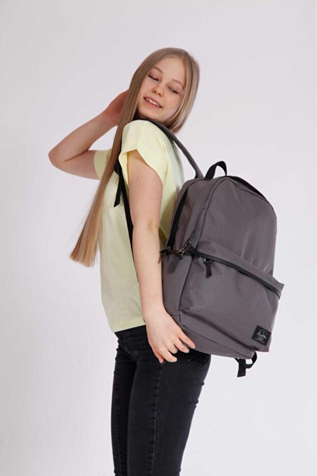Basic Backpack Gray K1291 - 5