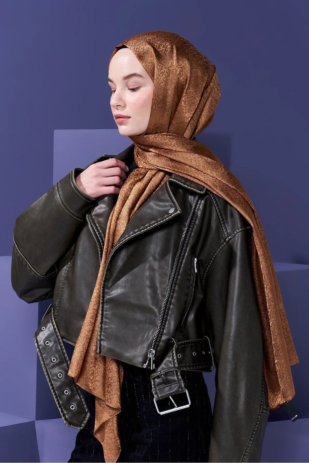 MODAKAŞMİR Monogram Jakar Serisi MK Şal