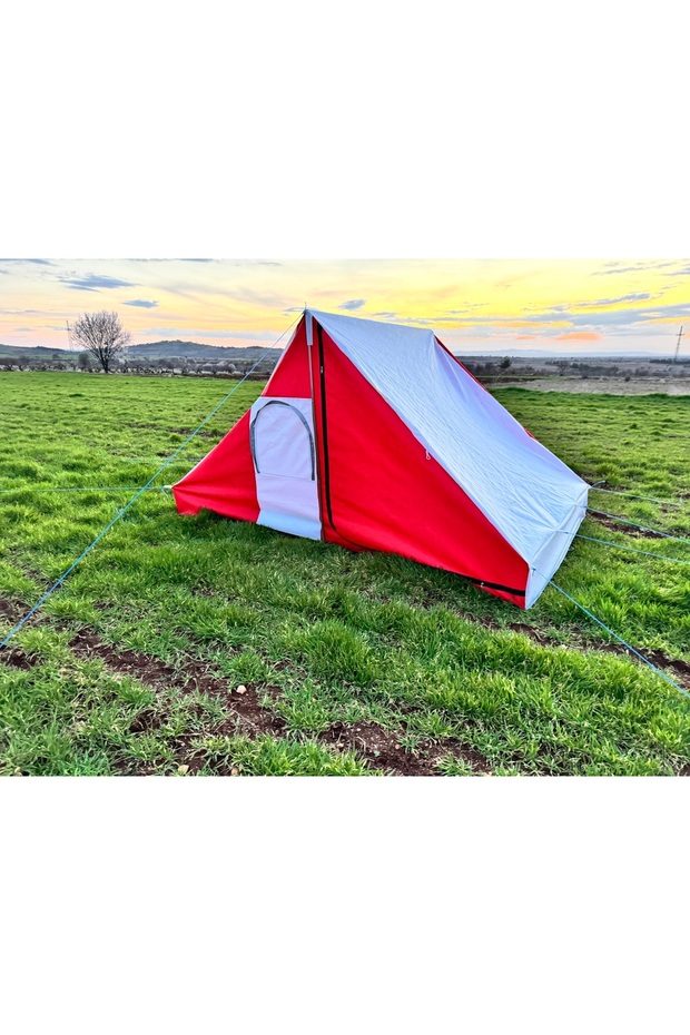 İzci Kamp Çadırı Kırmızı - 5