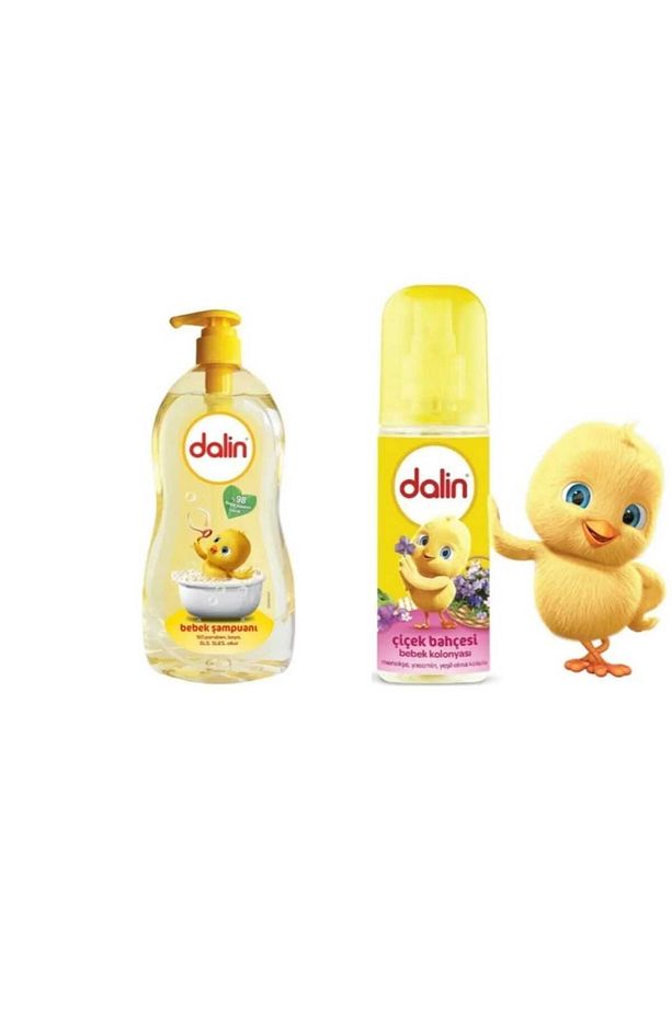 bebek şampuanı 700 ml + Dalin Bebek kolonyası çiçek bahçesi 150 ml - 1