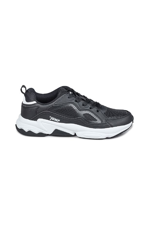 24712 Siyah - Beyaz Erkek Sneaker Günlük Spor Ayakkabı - 3