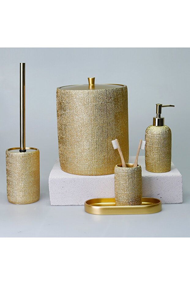 Natural Çöp Kovası Altın - 4