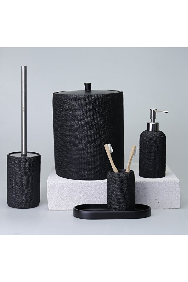 Natural Çöp Kovası Siyah - 3