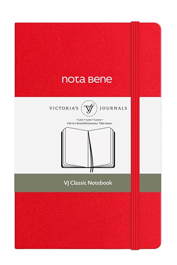 Notebook Nota Bene Classic Hard Cover, 9X14 Cm, Ruled