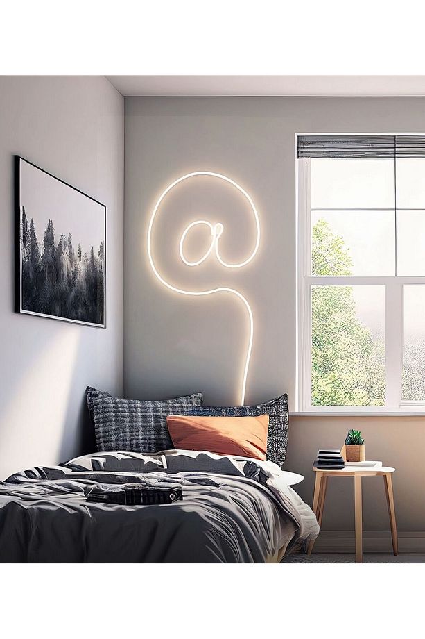 Neon Esnek Şerit Led Tak Çalıştır Kumandalı - Dimmer- Gün Işığı 2 Metre - 4