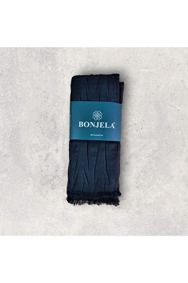 Pliseli Bambu Şal - 1