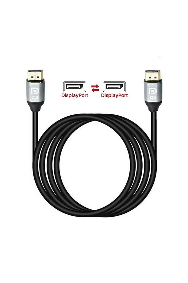 4k 60Hz Displayport  to Displayport Kablo (DP 1.2) 21.60Gbps, 1080P FreeSync G-Sync - 3 Mt - 4